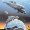Дельфины и обитатели морей