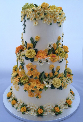 Международный день торта.Торт с цветами от Махи Мухаммед