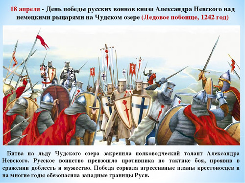 18 апреля День воинской славы России